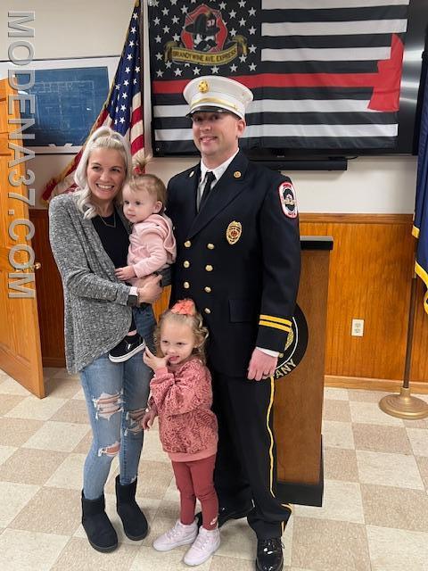 Captain Rogers and family